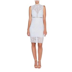 NWT | Bardot Lace Periwinkle Blue Sheath Dress